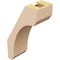 Ekena Millwork 3-inch W x 6-inch D x 10-inch H Legacy Rough Cedar Woodgrain TimberThane Knee Brace, Primed BRCUR03X06X10LECRCPR - alternate 3